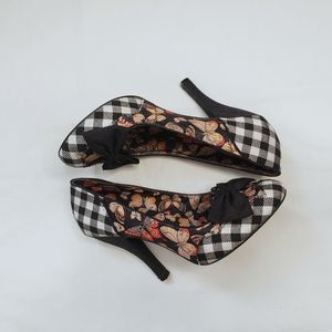 Dolce by Mojo Moxy Gingham Moth High Heels